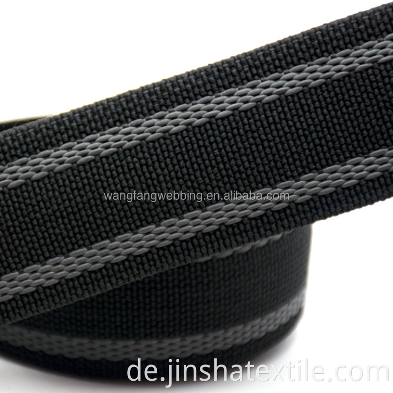 Benutzerdefinierte Nachahmung Nylon-Gurtband Nicht-Schlupf-Gurtband Schultergurte Bergsteige Nicht-Schlupf-Gurtband